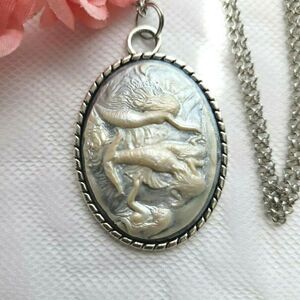 Beach wedding anniversary birthday Mermaid Siren Pearl Nautical Sea Necklace